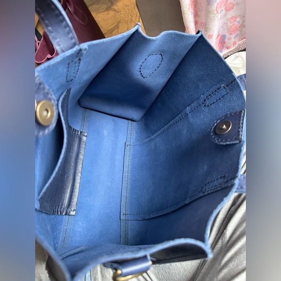 Portland Leather Cowboy Blue Classic/Small Lola - Picture 6 of 7